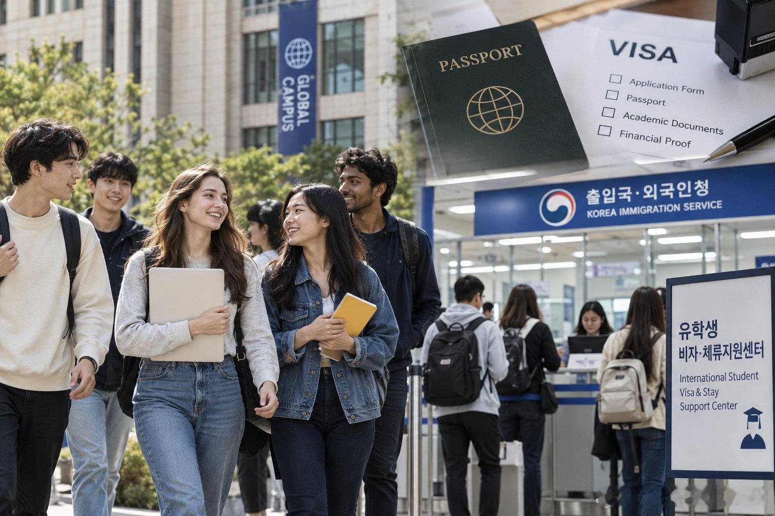 【韩国发布外国留学生签证制度改革方案 简化申请流程并加强管理】#韩国[超话]# 法务部7日公布"外国留学生签证制度改善协商会"讨论结果，计划进一步简化外国留学生签证制度，同时加强留学生入境、在韩居留等方面管理。#NEWSPIM# ​