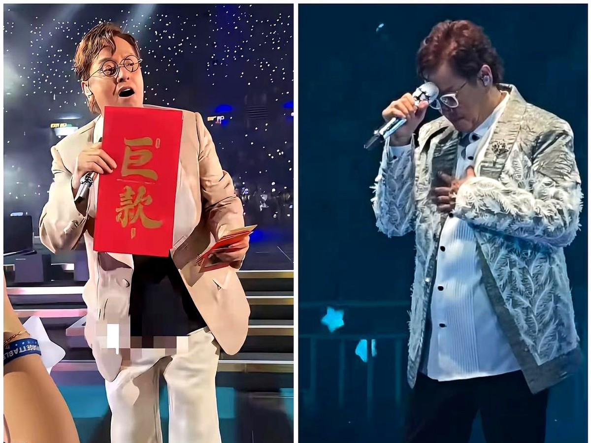 谭咏麟满场找钟镇涛没找着，一扭头，看见台下的李克勤。

他指着观众席大喊：“克勤，上来！”李克勤二话不说，直接翻过栏杆就往台上冲。没彩排，没耳返，俩人张嘴就唱起了《朋友》。

这种默契，不是演出来的。一个敢叫，一个真上。台下坐着任达华，刘銮雄，半个香港的名流都来了，见证的却是这种不带剧本的兄弟情。