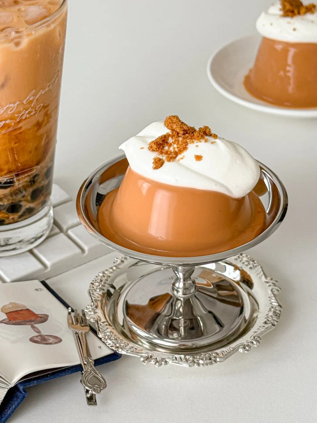 免烤箱‼️ 泰茶咸法酪布丁🍮丝滑浓郁泰好吃