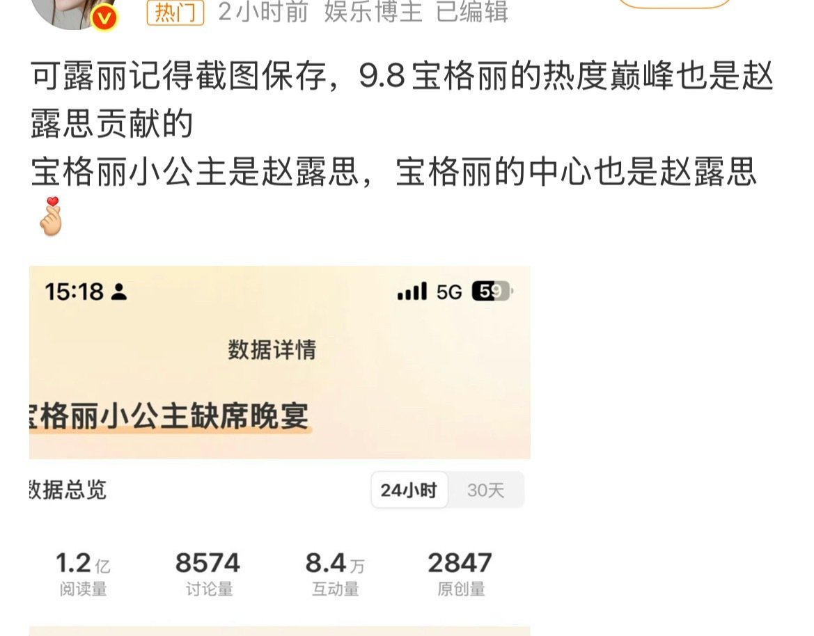 #宝格丽小公主缺席晚宴#
所以为什么没去？不想去吗？ ​