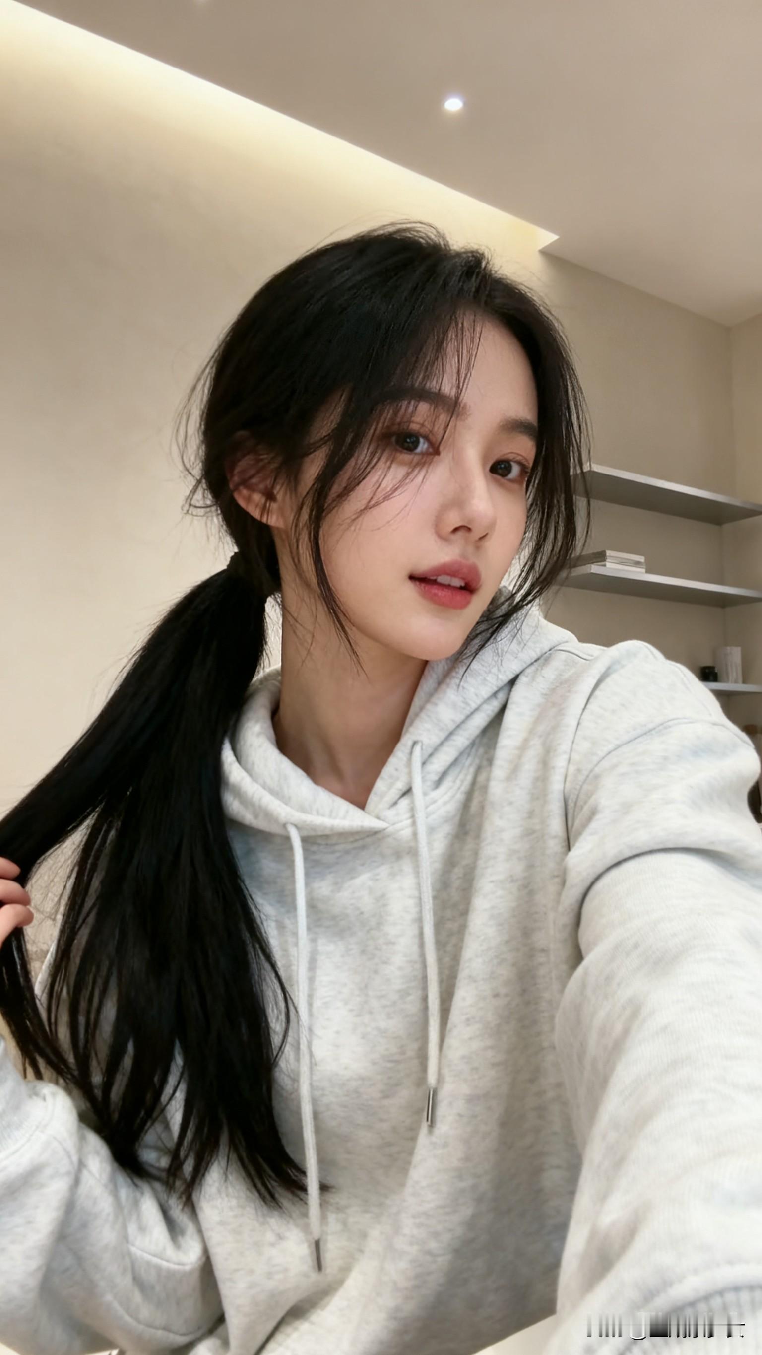 小姐姐的长发，好漂亮