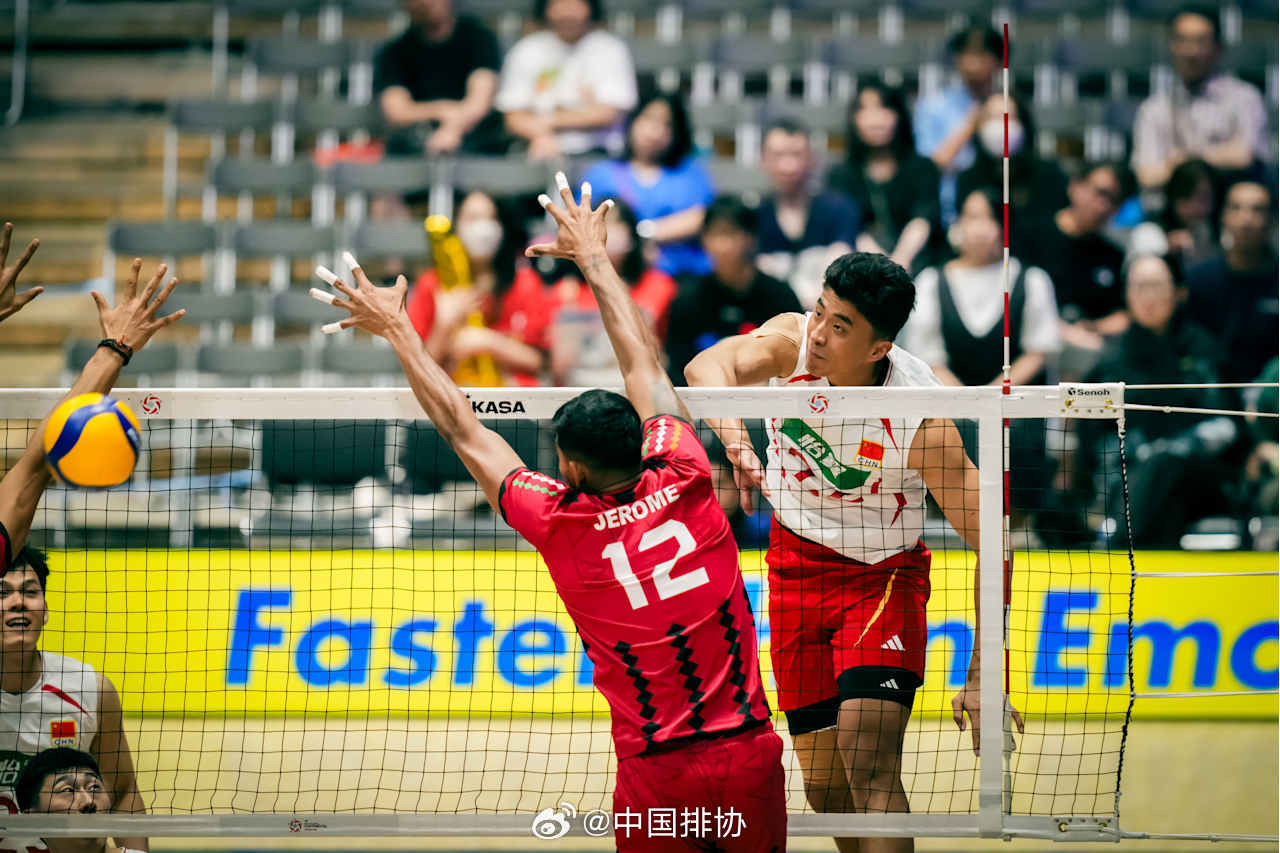 #2026男排亚锦赛# 
中国 3-0 印度
赛场瞬间！
#中国男排##中国男排[超话]# 
（图片来源：国际排联） ​