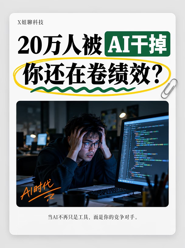 两年裁了 20 万人，AI 先砍的是绩优生