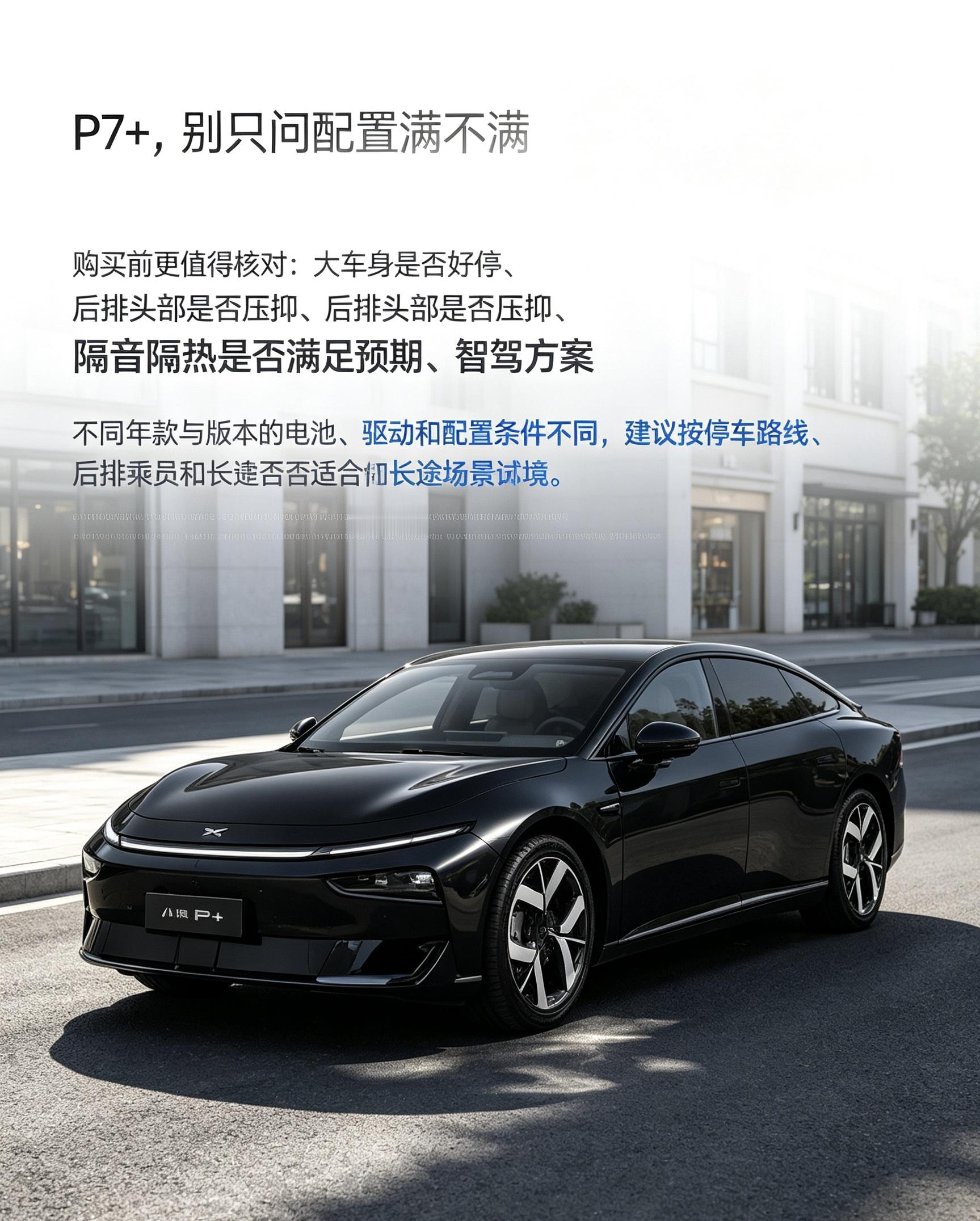 小鹏P7+选车别只看配置