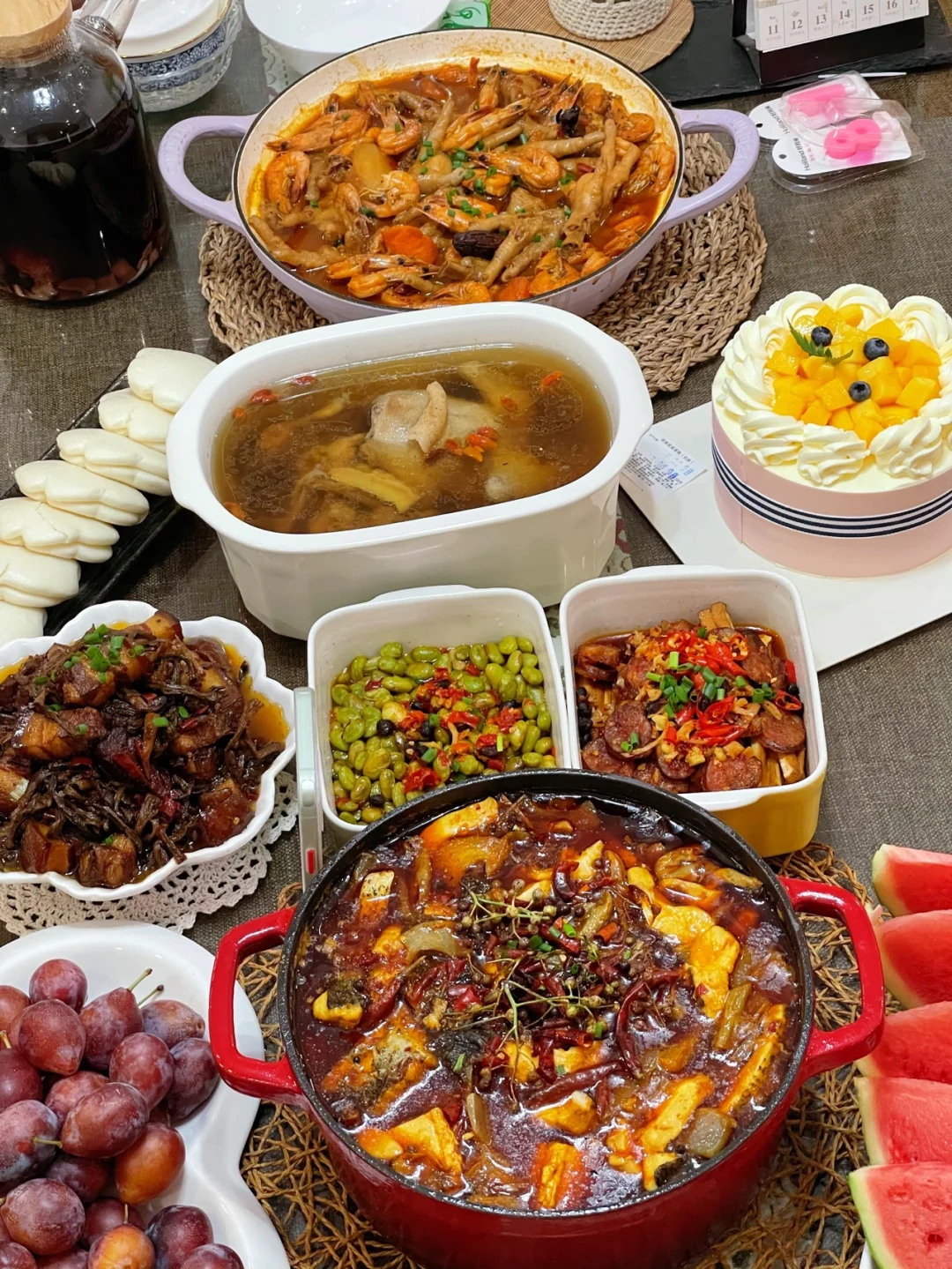 能带回家吃饭的朋友都住在心里了/生日家宴