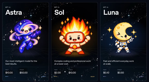 OpenAI 最近真的飘了。炒作两个月、一再推迟，今天终于端出 GPT-6 Sol 和 Luna，结果实测能力依然被 Anthropic 的 Claude Opus 5.5 压制（Terminal-Bench 57.9% vs 66.4% 差距肉眼可见）。
	
更离谱的是吃相：从 GPT-6 Astra 降质开始，天天弹 model is at capacity，甚至连高单价的 20X Pro 订阅用户 都在被粗暴限流且毫无透明度；反观 Anthropic 这一波不仅降价 40% 还主动给 Pro/Max 提额度。
	
承认 Codex 在Harness和新手友好上做得细致，但对于大部分开发者来说，配合 Opus 5.5 的 Claude Code 依然是无代餐的第一选择。
	
把精力全耗在 PR 炒作和舆论挑事上，最终只会让用户用脚投票。
#AI搞学习howto #GPT #AI新手村