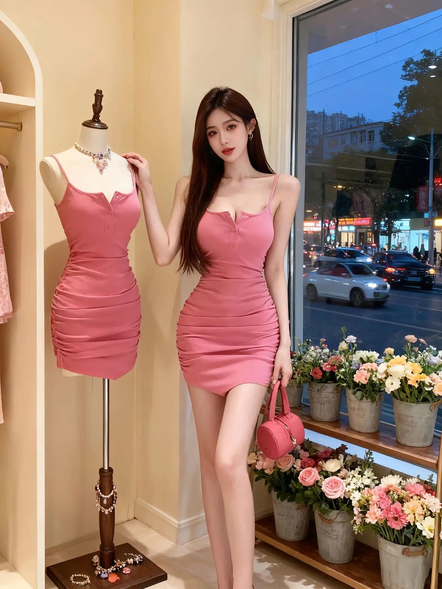 可内搭辣妹纯欲包臀短裙。