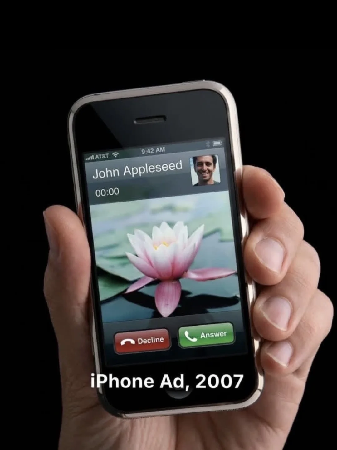 iPhone 1代 2007 年的广告，小彩蛋
