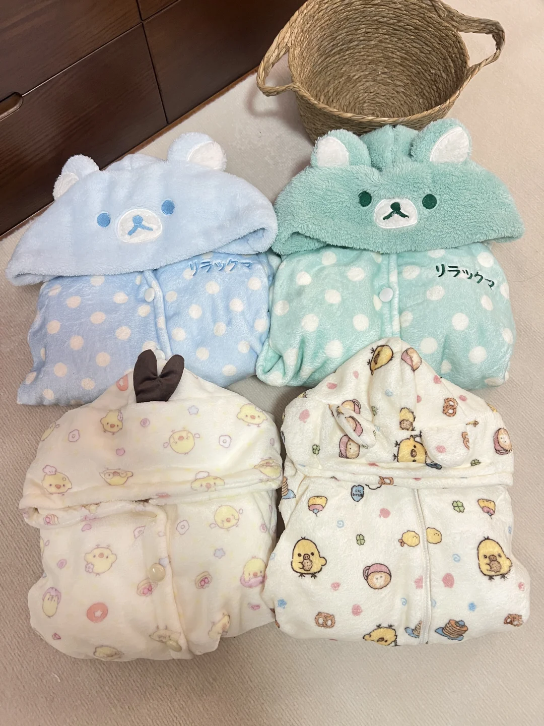 这个冬天不能没有毛茸茸睡衣…🐻✖️🐤🫧