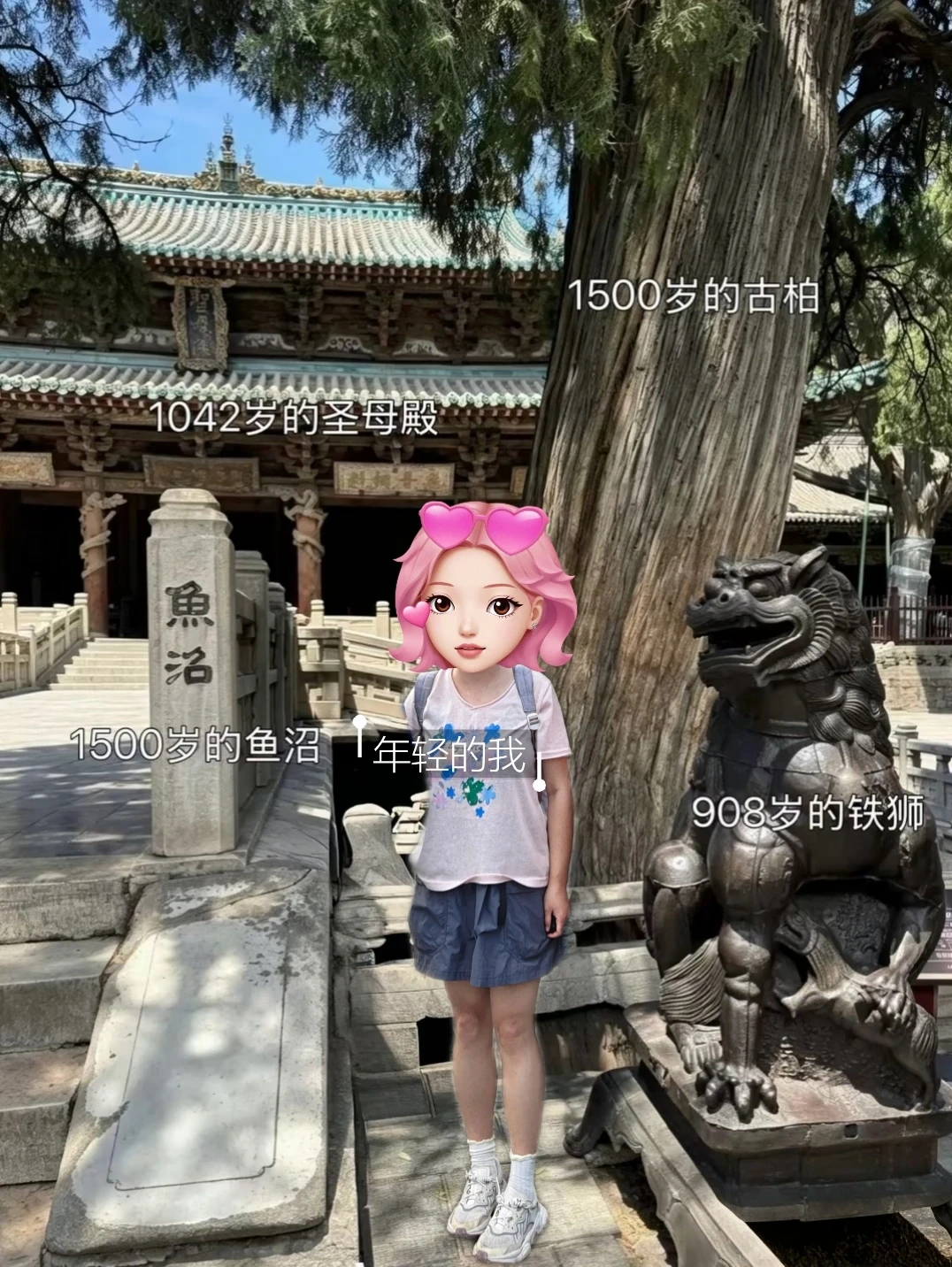 山西拍照巨巨巨友好，各方面显年轻哈哈哈哈