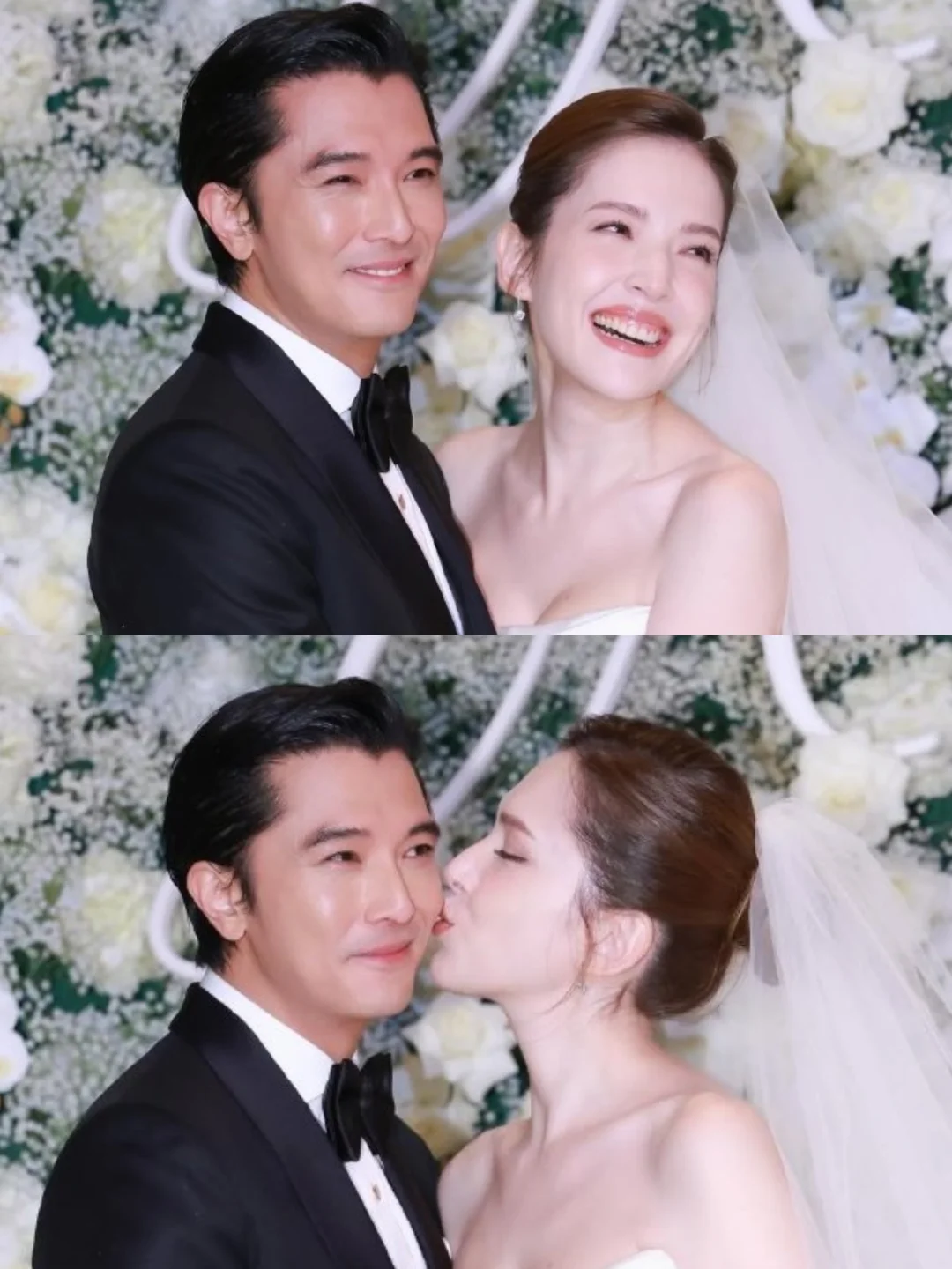 邱泽许玮宁婚礼现场❗颜霸夫妻太养眼了