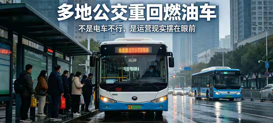 多地公交重新用上燃油车，不是电车不行，是现实难题绕不开