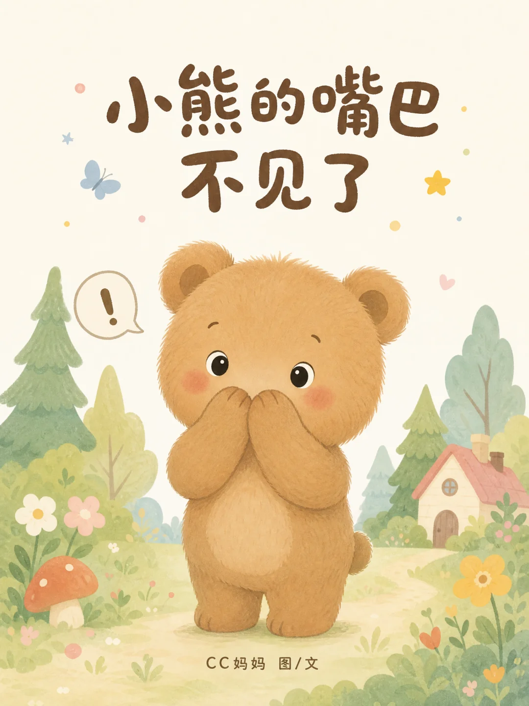 ✨睡前故事D258《小熊的嘴巴不见了》🐻
