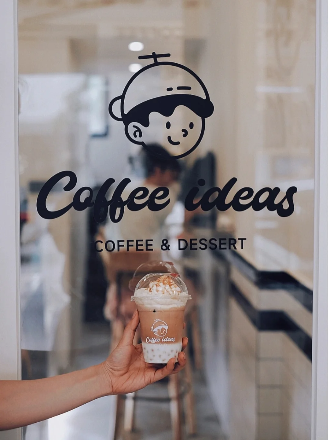 杭州新店｜奶白色ins风可可爱爱的咖啡脑袋