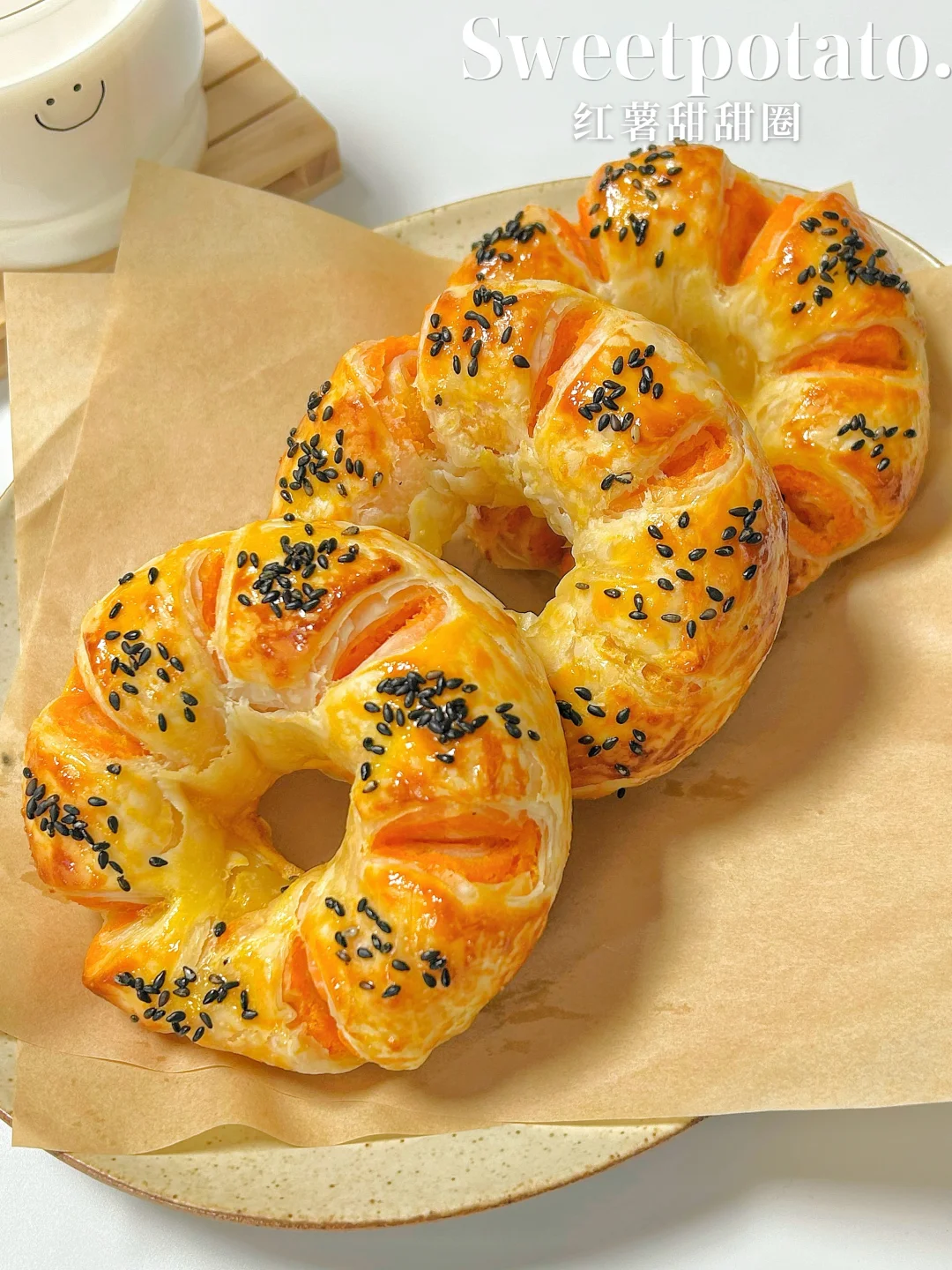 都去做这个红薯甜甜圈‼️外酥里糯.一口沦陷