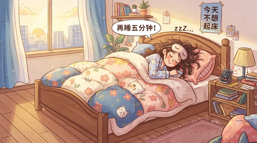 赖床之后大脑更清醒？
