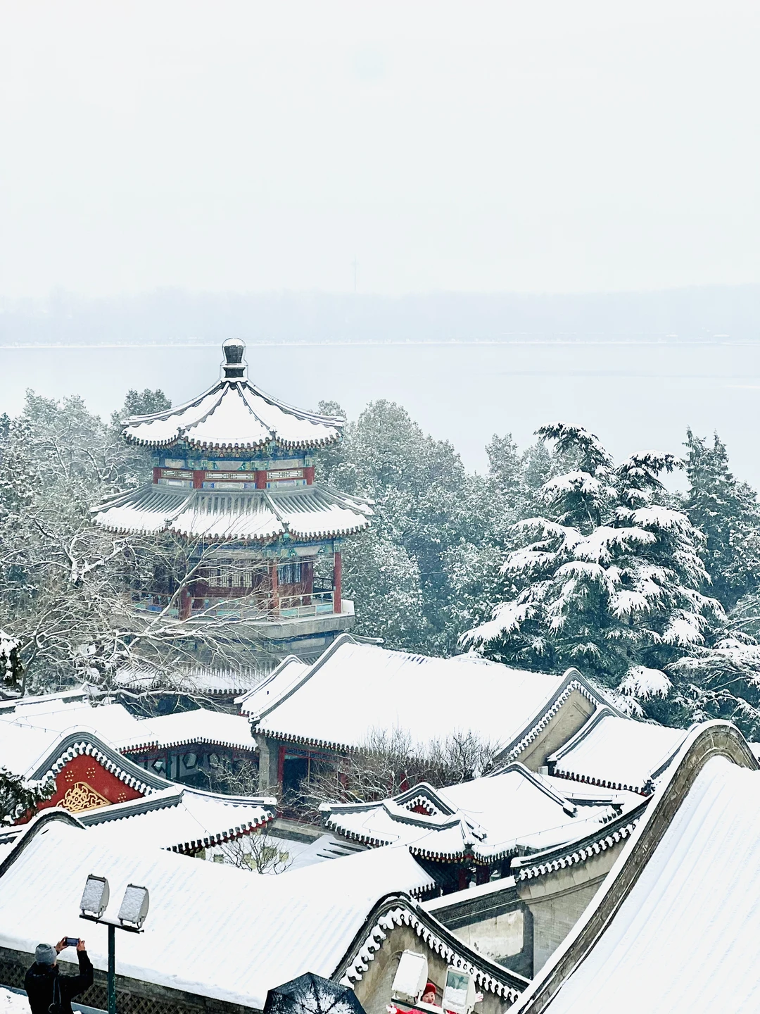 初雪将至❄总要去看一次雪中的颐和园