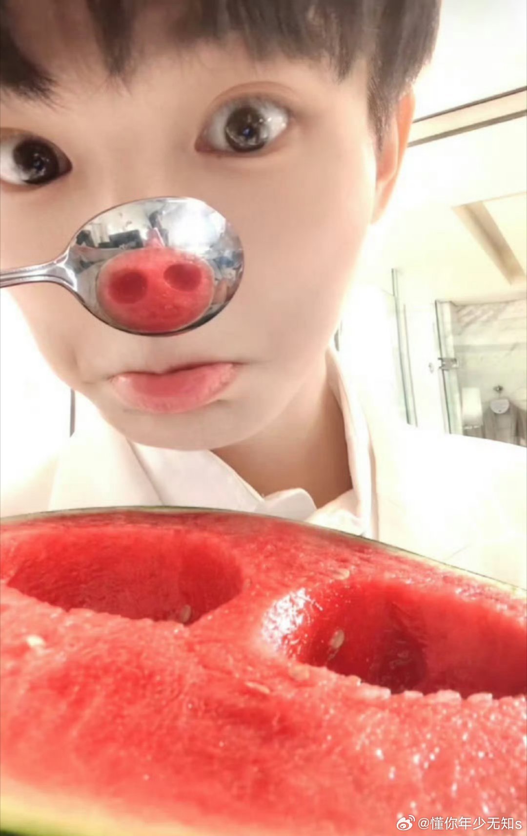 #周深[超话]##周深##小猪##周深好听#  突然发现一只小猪猪 ​
