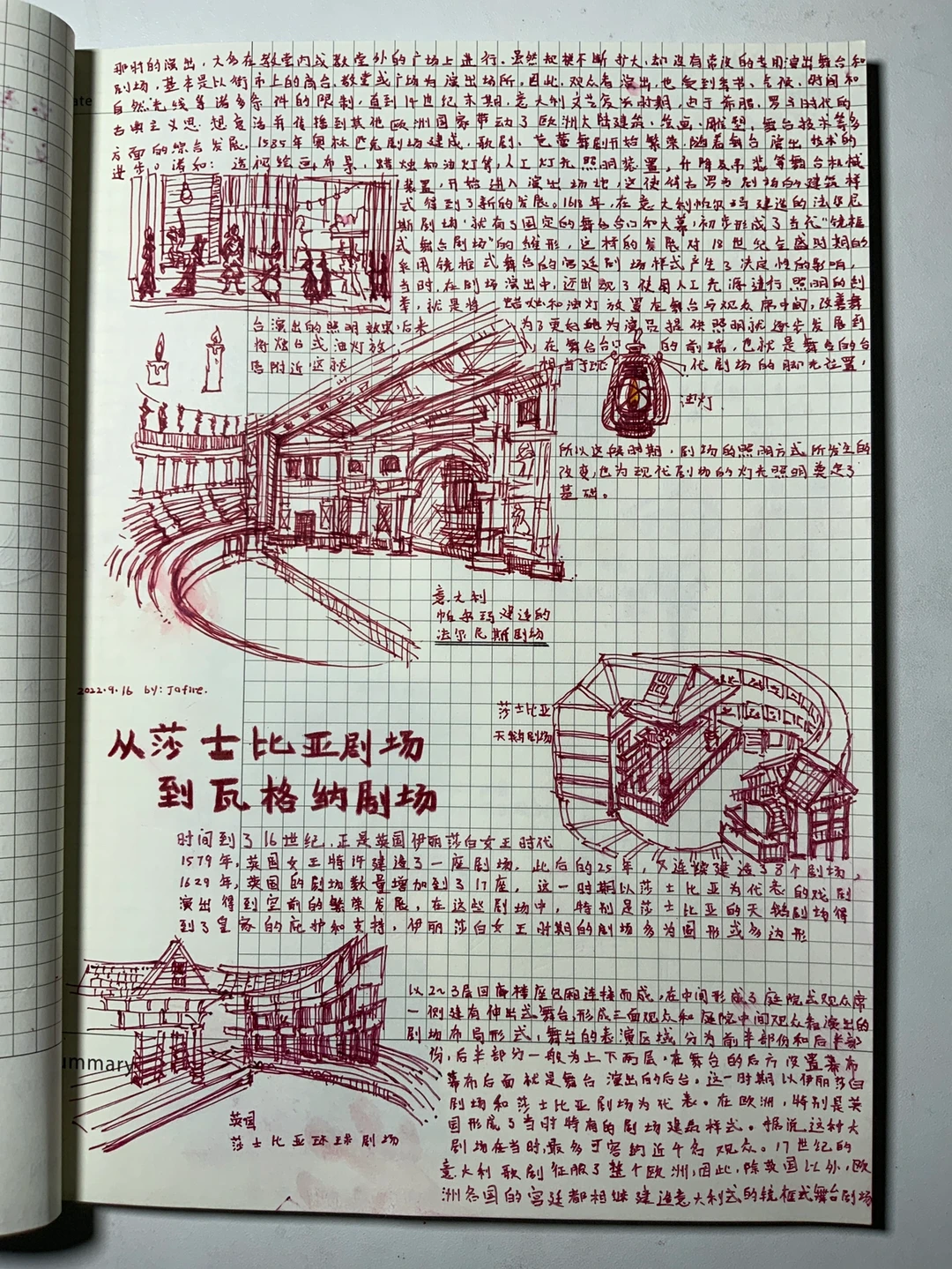 从莎士比亚剧场到瓦格纳剧场——手写笔记2