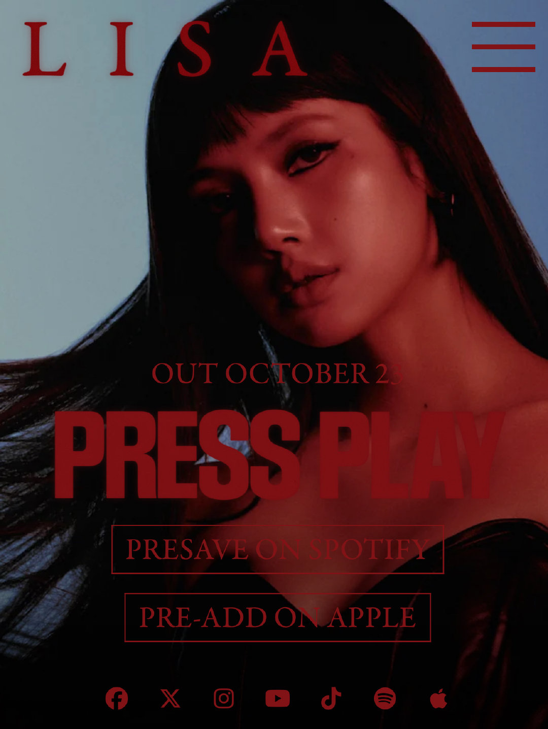 #LISA[超话]#  出现了啊啊啊啊啊 
新专辑PRESS PLAY 10月23号发布
单曲SaWaDiKa 9月3号发布
终于！！！！ ​