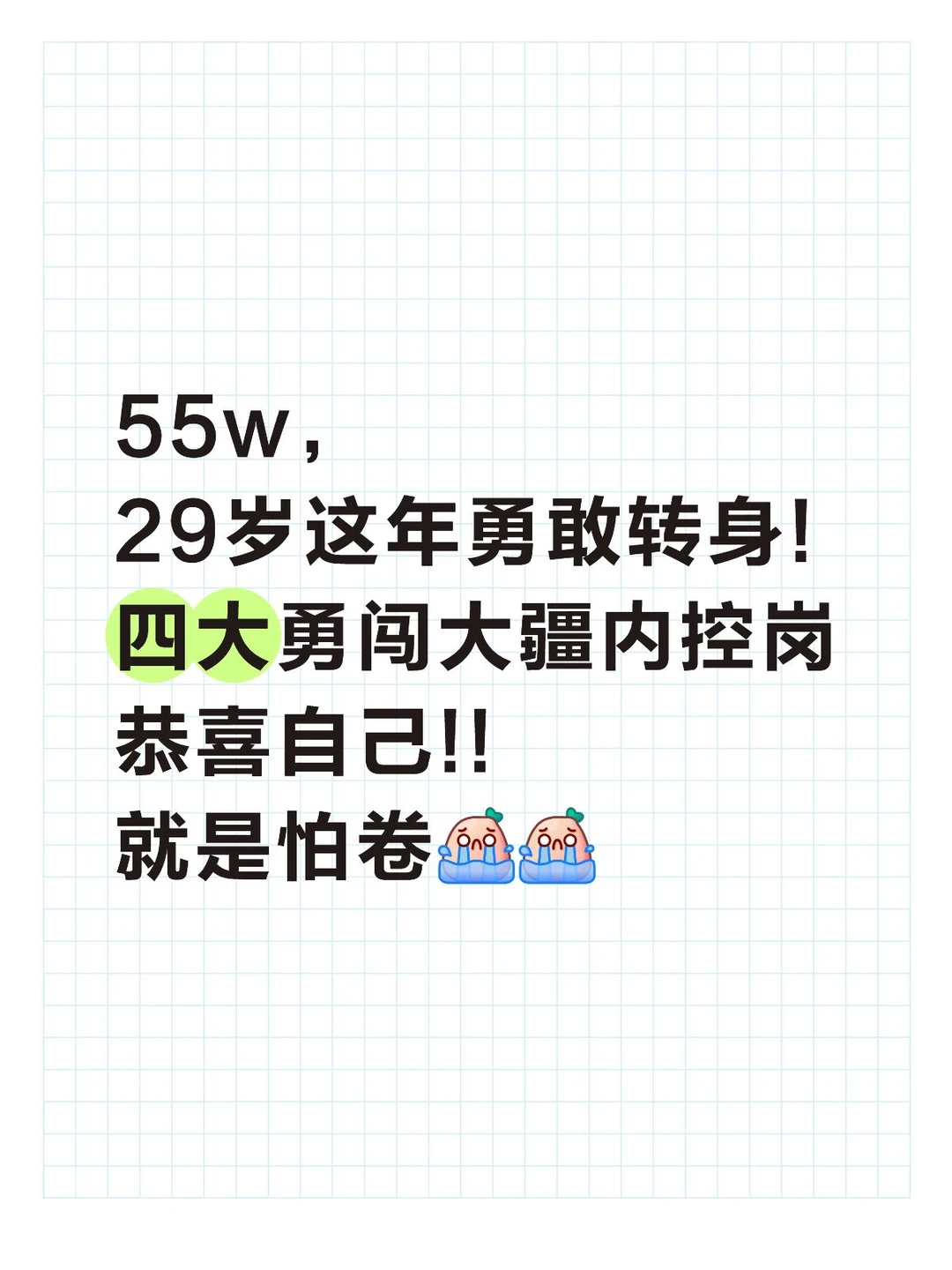 55w，29岁这年勇敢转身!四大勇闯大疆内控