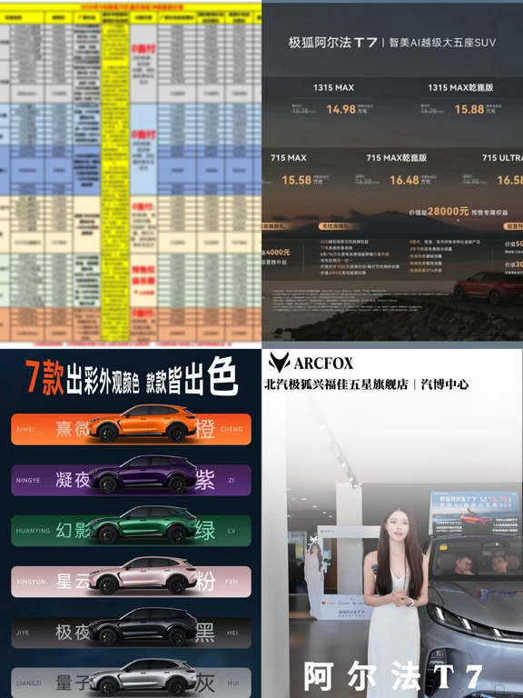 🚗极狐阿尔法T7价格单已出
