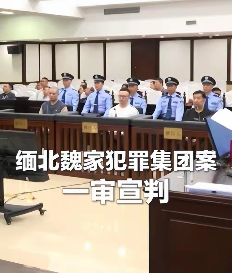 央视披露！继“缅北明家”11人死刑，8个月后，魏家一审结果出炉 ​