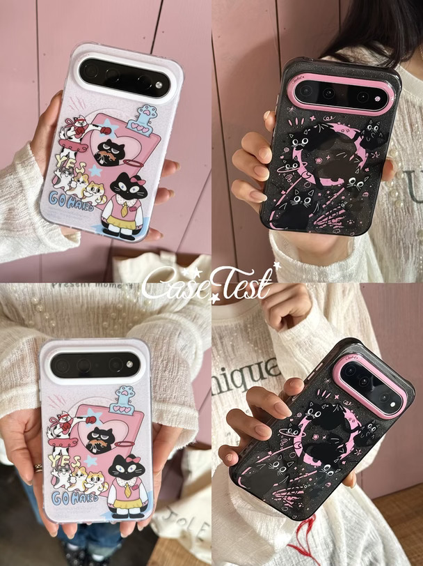华为puraxview新品*🐱原创小猫涂鸦手机壳✨