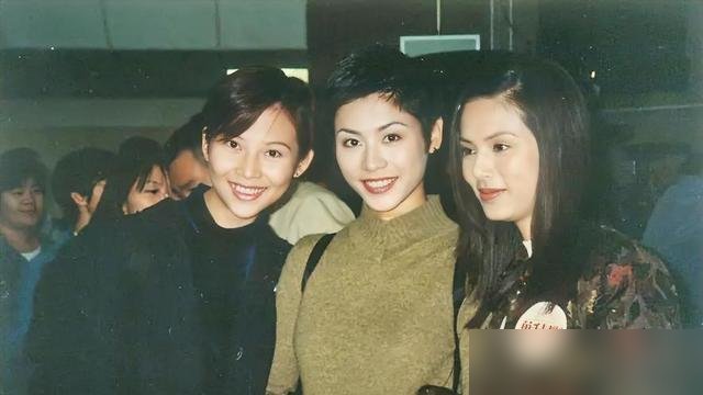 蔡少芬宣萱李若彤这张同框，直接把“顶级骨相”四个字焊死在屏幕上了。
蔡少芬年轻时是标准的绝色模板，演的全是倾国倾城那一挂。宣萱完全相反，不靠五官抢戏，靠的是精英感和骨子里的硬气，越看越高级。
李若彤最绝，自带一股古典仙气，站那儿就像从画里走出来的。
但宣萱的路子最狠。当年离开TVB，根本不是钱