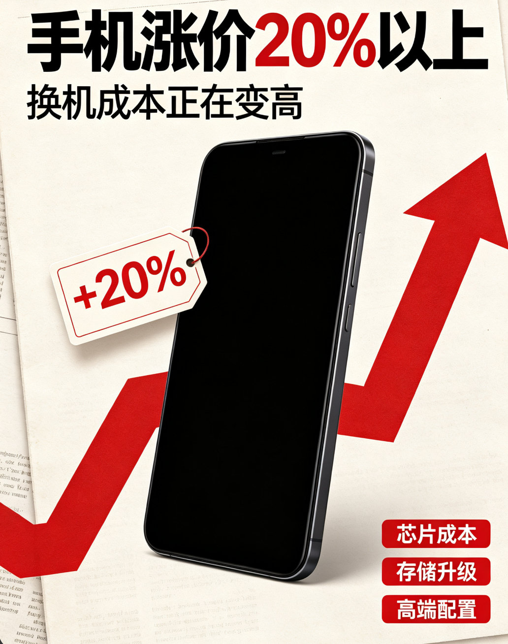 今年内存价格疯涨，中端机,2000+涨到4000+了，下个月旗舰机扎堆发布，肯定要比原来涨价不少。小米新款折叠屏下个月发布，之前是MIX Fold4起售价是8999元，这次肯定过万了，我估计至少要贵三千，1.2万起？ #内存和SoC的价格真的倒挂了# ​