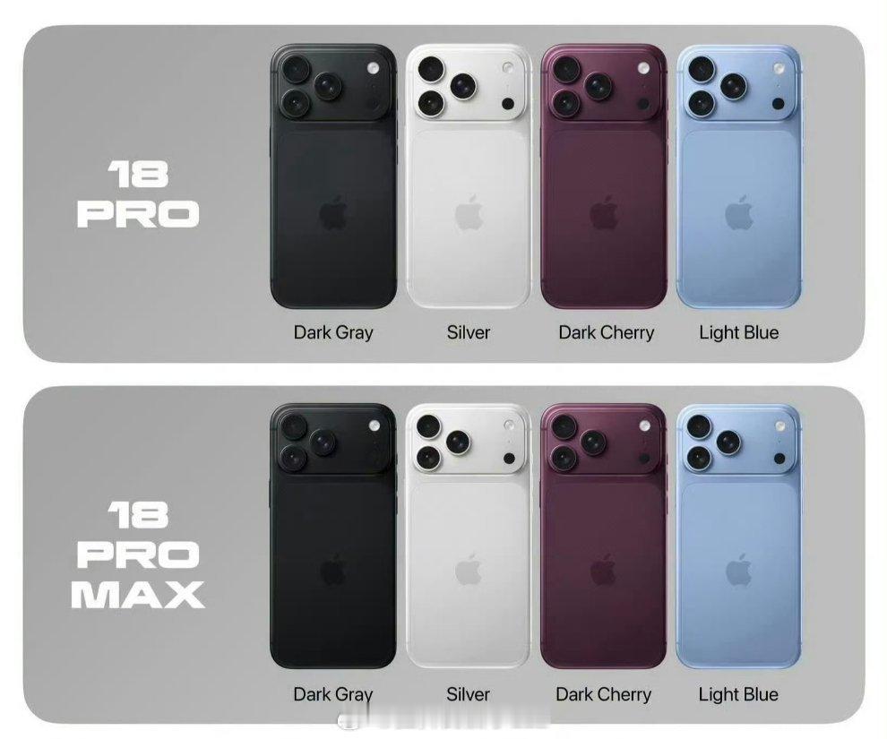 #iPhone18系列#这个配色你觉得如何？我觉得白色和红色好像还可以的样子，整体看上去都属于暗调低饱和，估计是想显示低调的奢华吧~ ​
