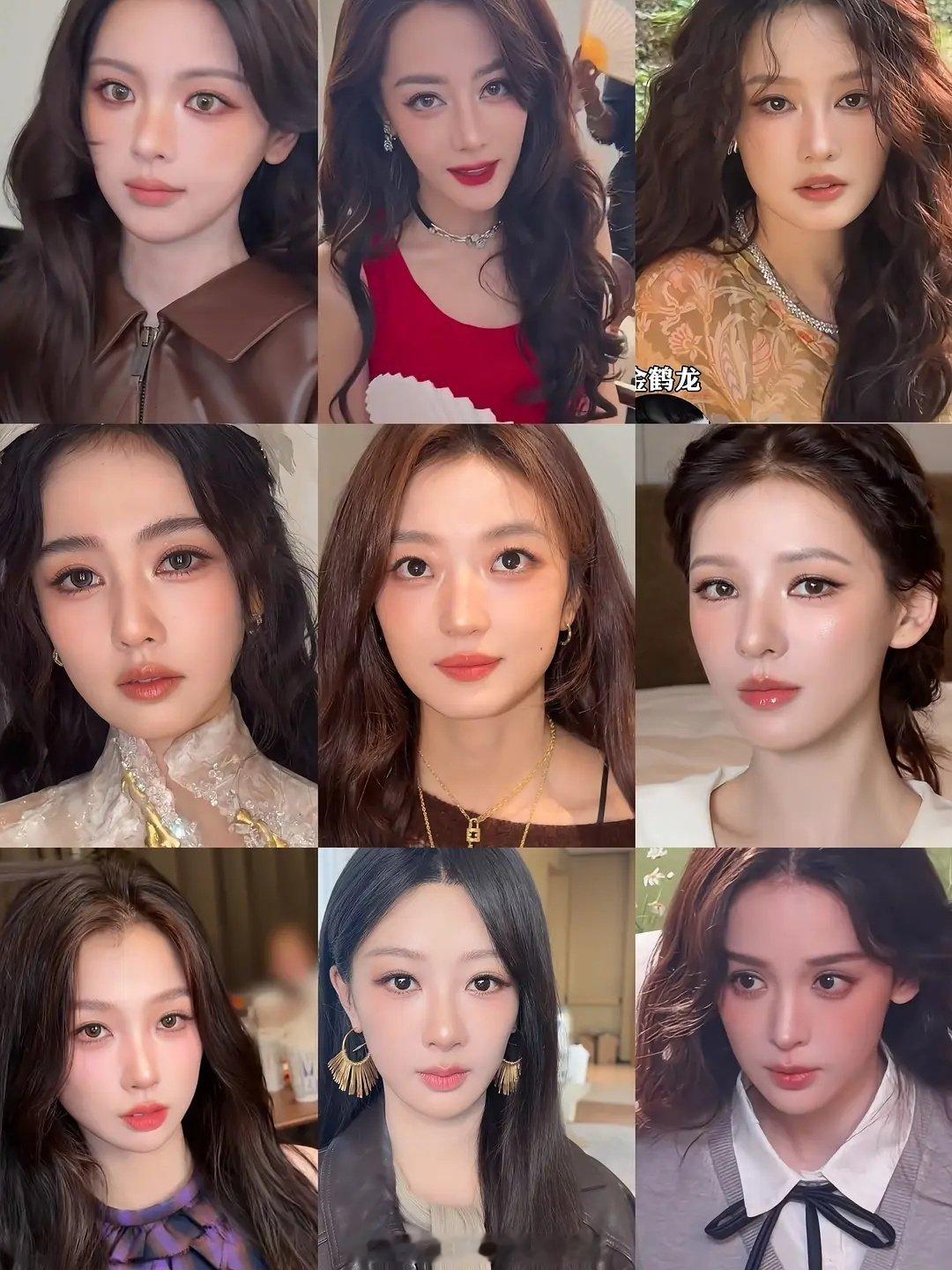 金鹤龙致力于把女明星都画成同一张脸，同一个化妆师，你们最能get到谁的美貌？
杨超越、迪丽热巴、李沁
白鹿、孙千、张予曦
虞书欣、杨紫、娜扎 
#杨超越巴黎世家出图# #白鹿马甲线# ​