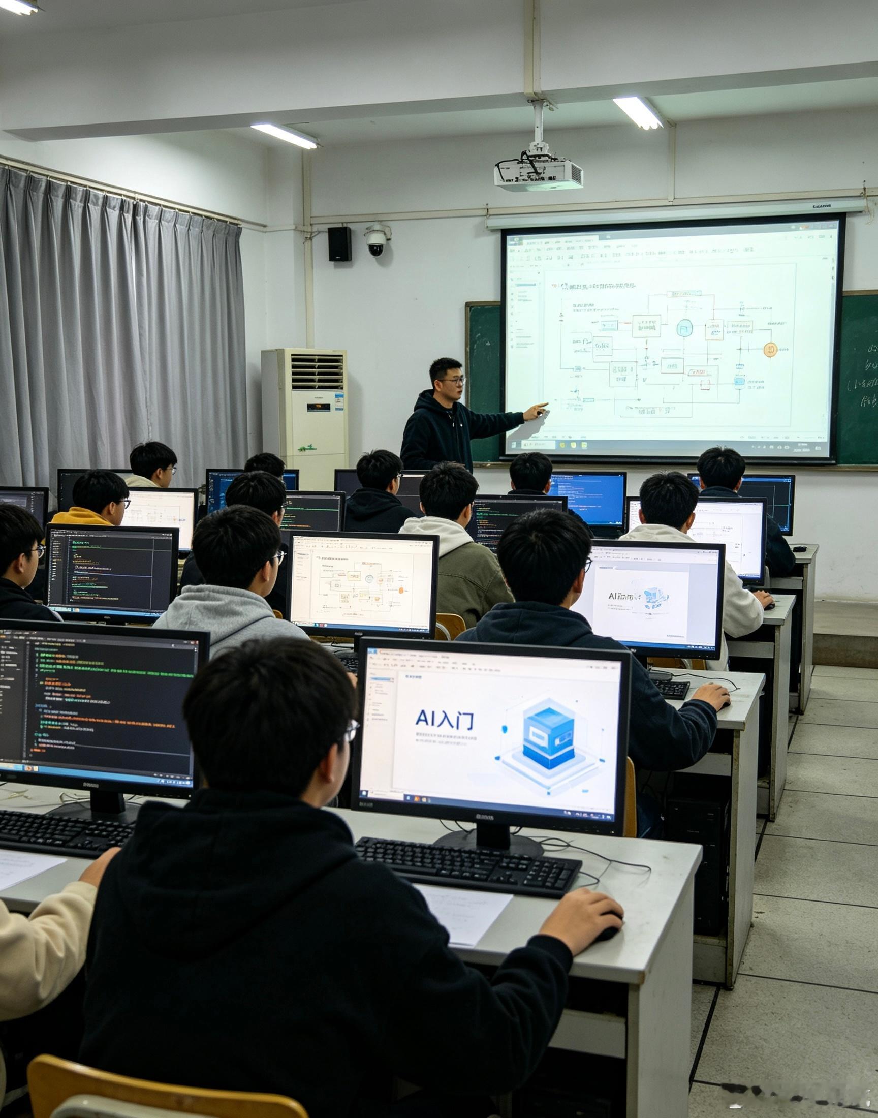 🔥AI时代已经到来，别让孩子只会用AI，要学会驾驭AI！
来洛阳智能制造中等职业学校人工智能专业，抓住数字时代黄金风口。
不用高分数，零基础也能学，理实一体化实训机房，真机实操，拒绝纸上谈兵。
学习AIGC应用、数据处理、智能设备运维、AI模型实操等实用技能。
走职教高考通道，可冲刺全日制大专 ​
