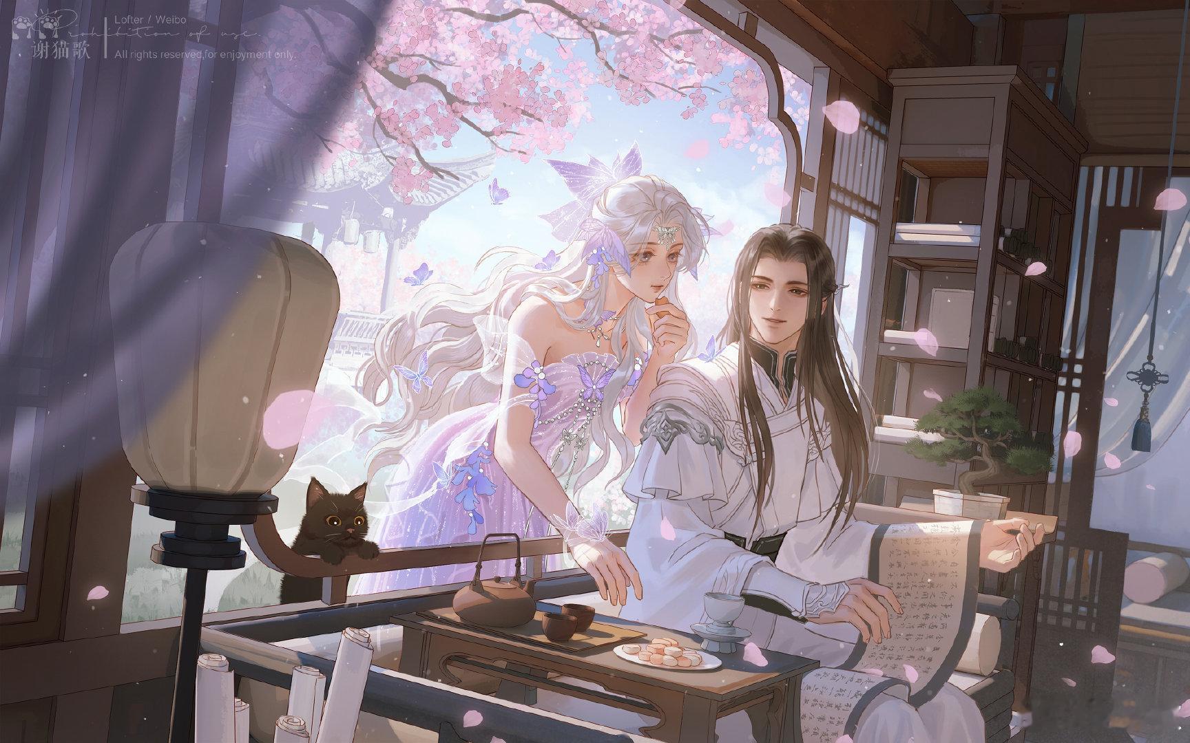 是老福特的接力——
月牙儿和你的七夕[抱一抱]
🌙掬水月在手，弄花香满衣。🌸
衣服是新的七夕时装！想画出一个香香的、蝴蝶纷飞的可爱氛围。
#逆水寒手游##逆水寒新世界##无情##盛崖余##盛夏产粮节# ​