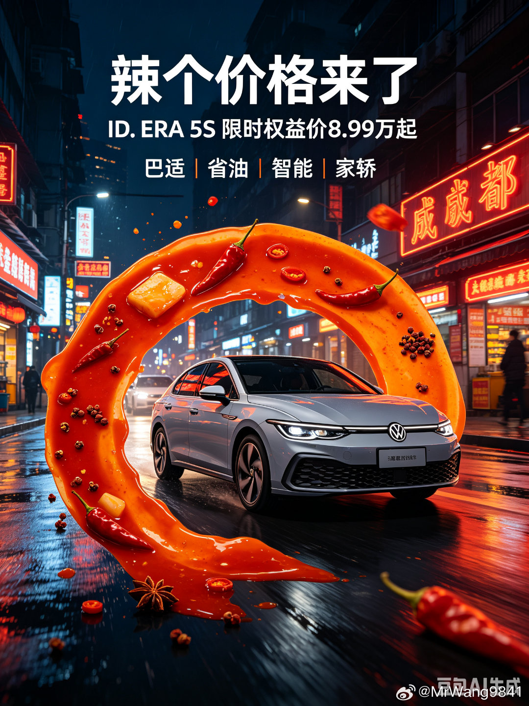 #2026成都车展 #上汽大众 #IDERA5S #大众5S #8.99万起大众5S夯爆了，安全是上汽大众的造车底线，也是对用户的郑重承诺。上汽大众不造“速成车”，ID.ERA 5S与家族旗舰ID.ERA 9X坚守同一套“黄金标准” ​