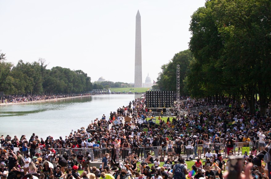 北美觀察丨華盛頓爆發大遊行 數萬民眾抗議“美國噩夢”-圖5