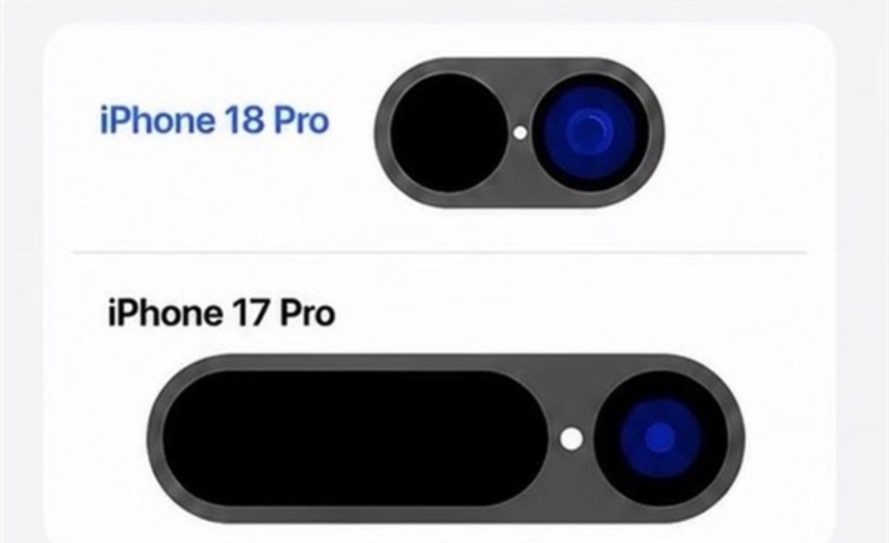 #曝iPhone18Pro灵动岛大瘦身#没有这么夸张，这相当于只有原来的一半，要保证Face ID，目前就不能这么小的开孔。 ​