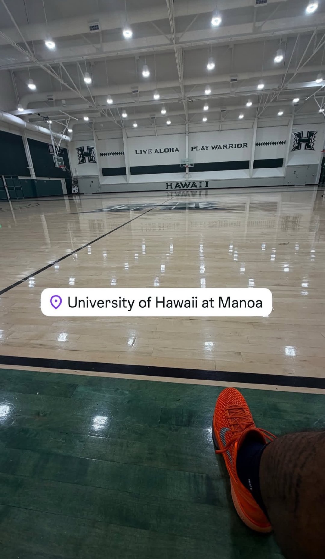 麦克劳林晒训练照🏀

地点在夏威夷大学马诺阿分校

#超话创作官# ｜#圣安东尼奥马刺# ｜#马刺休赛期# ​