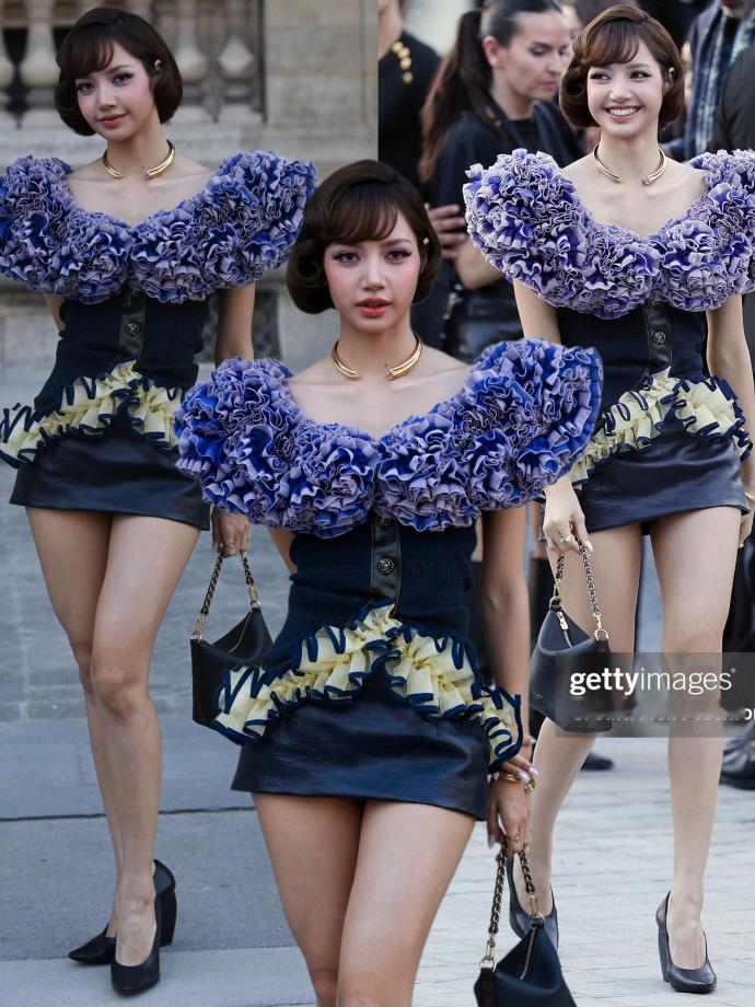 LV大秀星光熠熠，宋茜、Lisa、卢昱晓、钟楚曦、赞达亚、李龙馥等一众明星齐聚秀场。不同风格的造型各有看点，东西方面孔同场亮相，为这场时尚盛会增添了满满的氛围感，也成为时装周期间备受关注的一幕