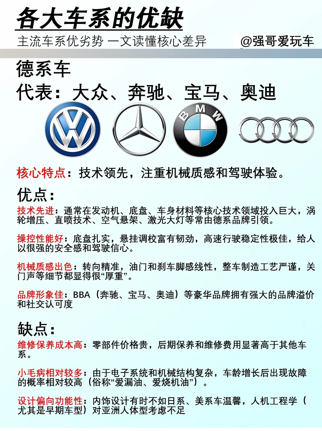 这车该买谁的优缺点一目了然