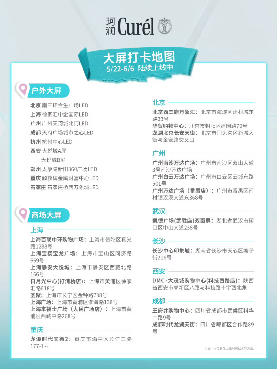 成毅 毅淇同行 汇总一下广州果果们明天能打卡的地方 💚北京路大屏💚...