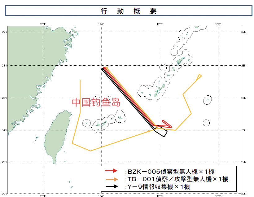 再来一波空中联动：10月19日，美日“利剑27”军演首日，我方三型机舰机联动前出西太：BZK-005侦察无人机、TB-001察打无人机、运-9情报机分两路进入太平洋，在演习海区外围持续态势监视，两路航线均穿越宫古海峡往返。#烽火问鼎计划# ​