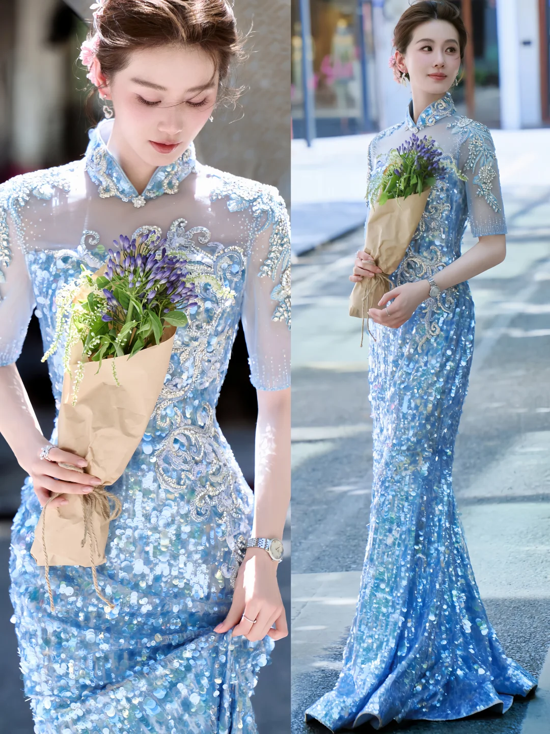 这个越南街头的刘诗诗美成神了。。。