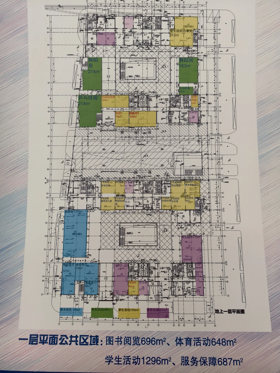 复旦大学张江校区生活组团公共区域设计图