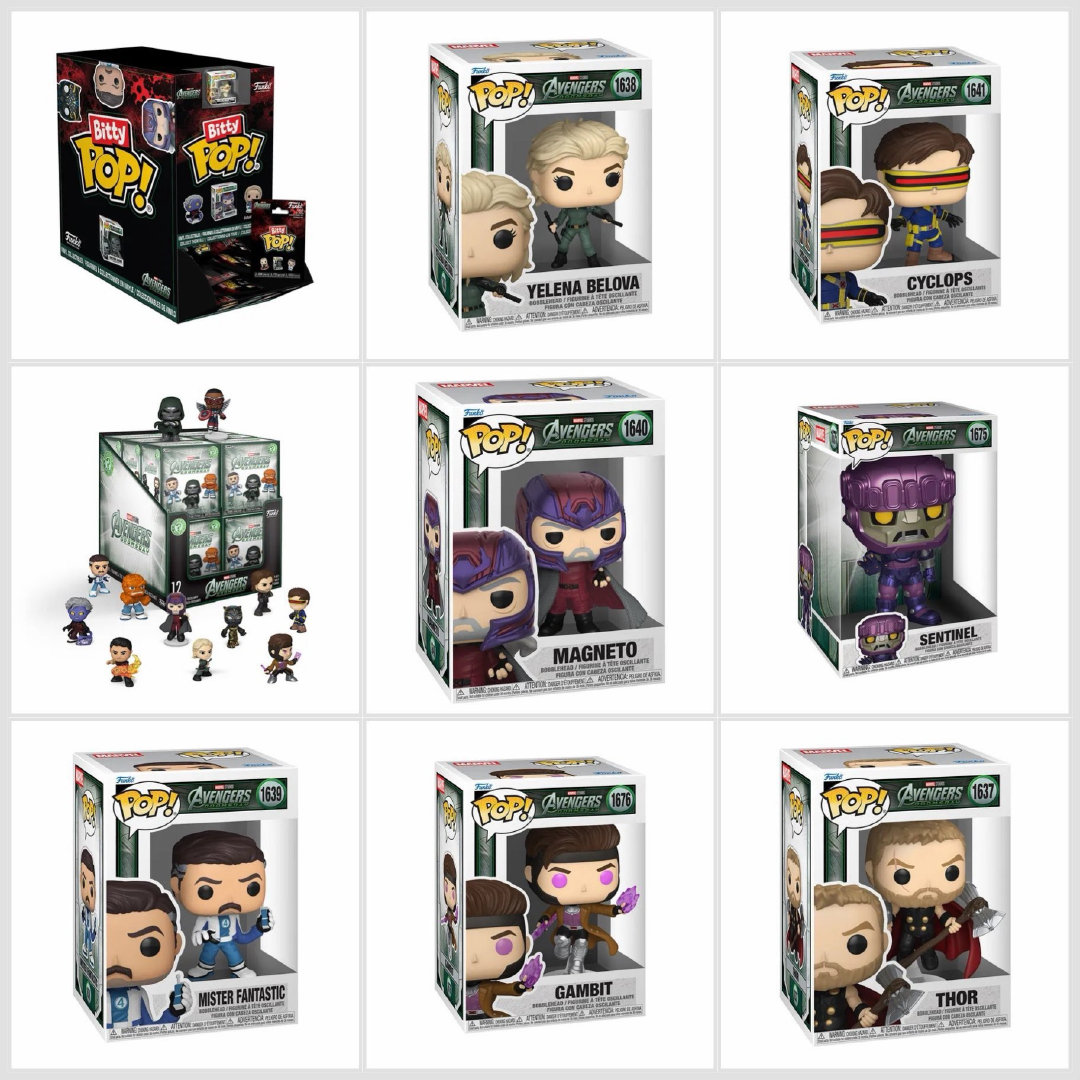 电影《复仇者联盟5》Funko Pop系列造型发布，毁灭博士新战衣曝光

#漫威[超话]# ​​​​