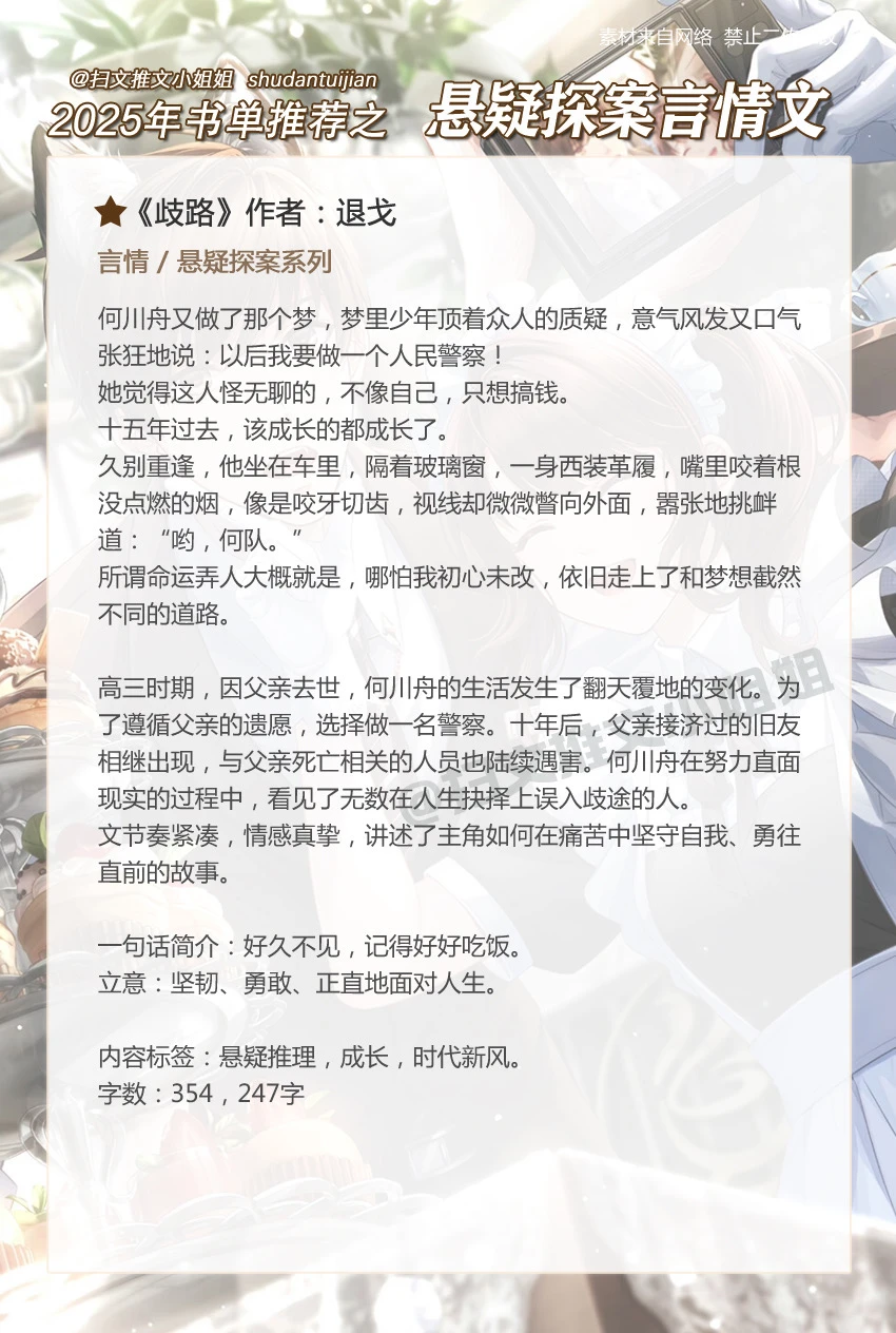 巨好看的都市悬疑推理探案小说