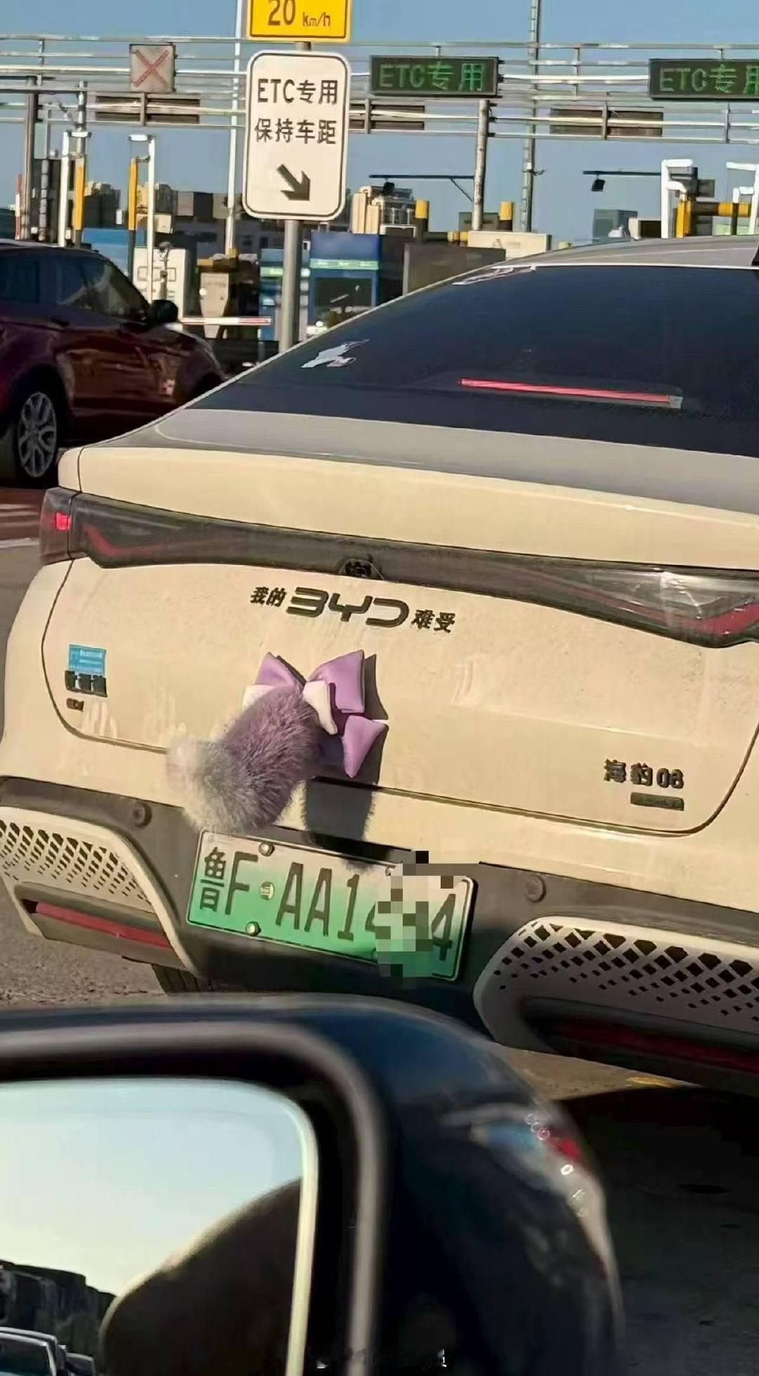 搞这种贴车，不嫌尴尬嘛。。。[费解] ​