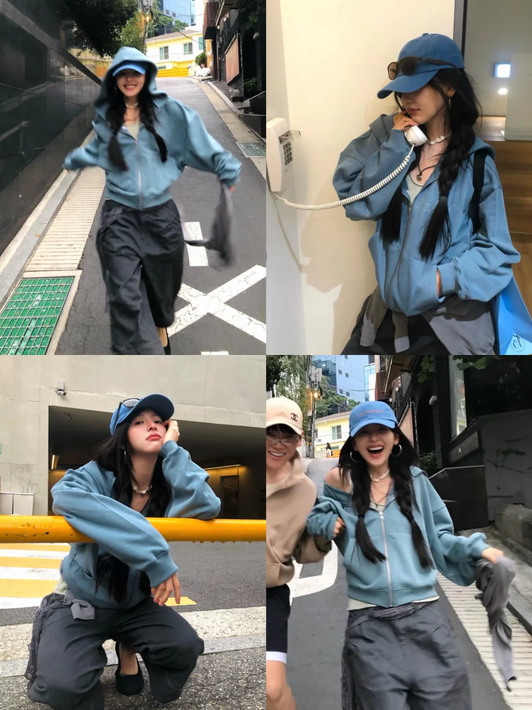 征集‼️章若楠这件湖蓝色卫衣➕九分裤要做吗