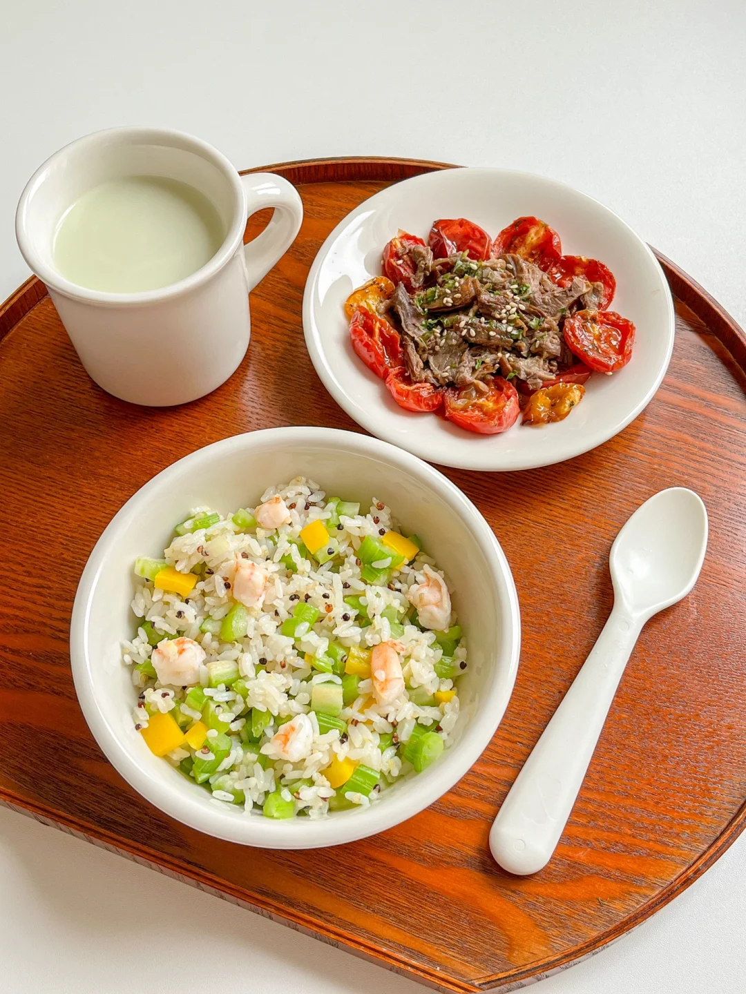 健康饮食｜超低卡的芹菜虾仁炒饭🥣