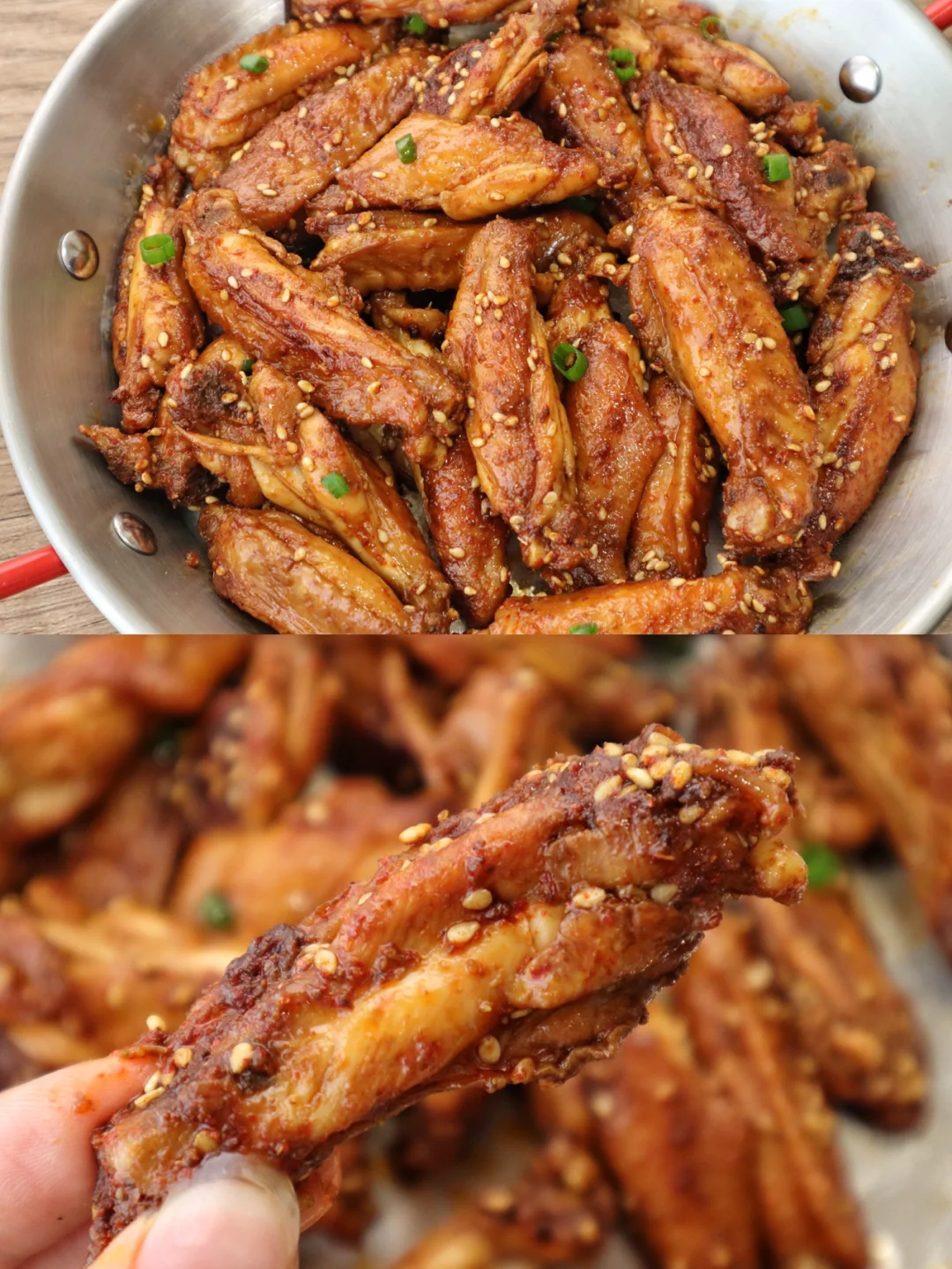 好吃到转圈圈‼️这个孜然麻辣鸡翅停不下来啊